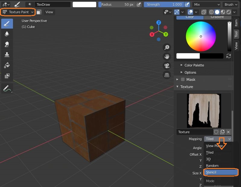 Blenderのステンシルで上から汚れを塗る Unityの使い方 初心者からわかりやすく