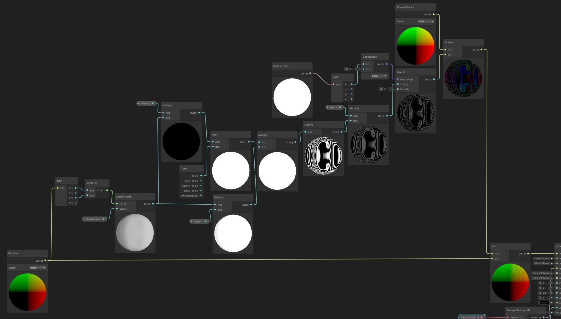 Unity シェーダーグラフで木を揺らす 2 Unityの使い方 初心者からわかりやすく